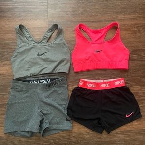 Nike Sports Bra and Shorts Set